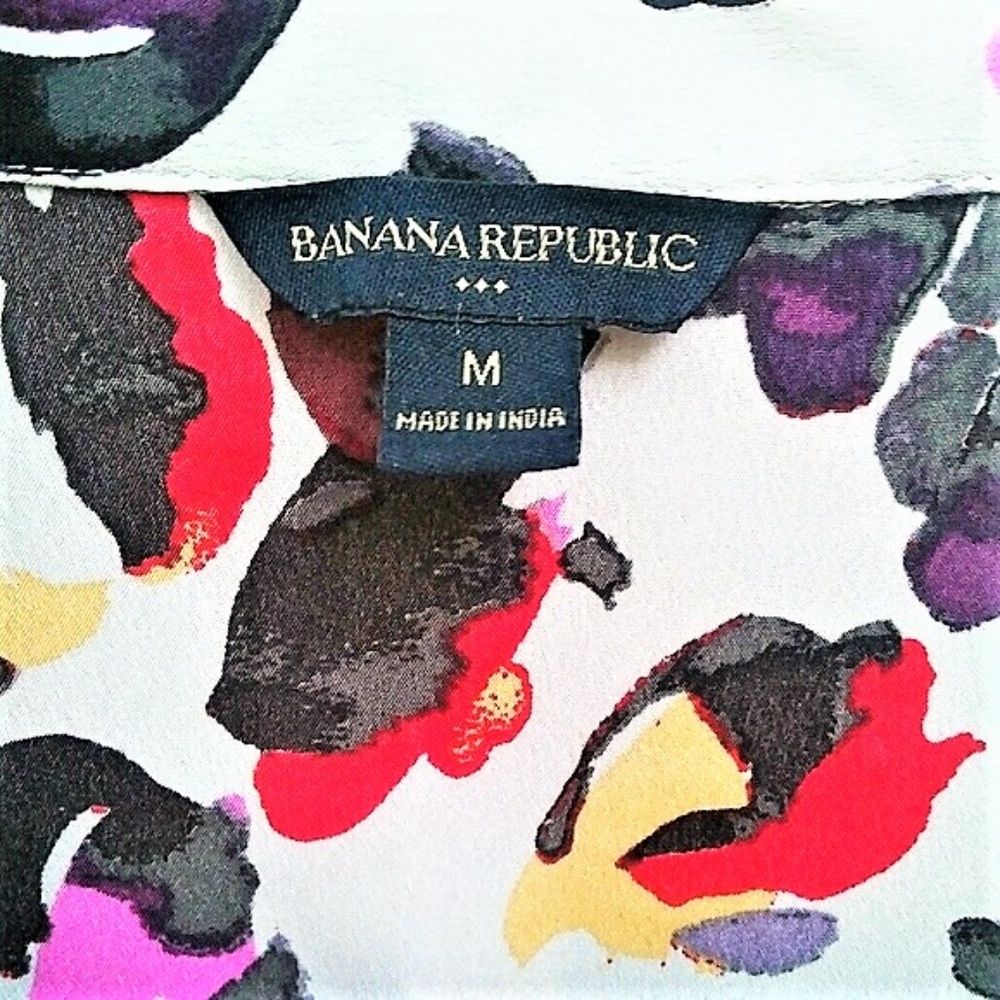 Banana Republic Blouse Like New M - Picture 4 of 4